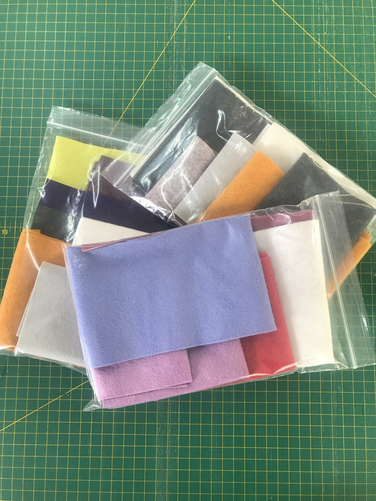 Felt Scrap Bag - 50g Approx - The Eternal Maker - UK Fabric Shop