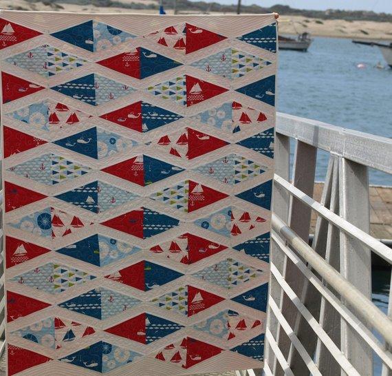 Flag Day Quilt Pattern - Paper Pattern by Lunden Designs - The Eternal Maker - UK Fabric Shop