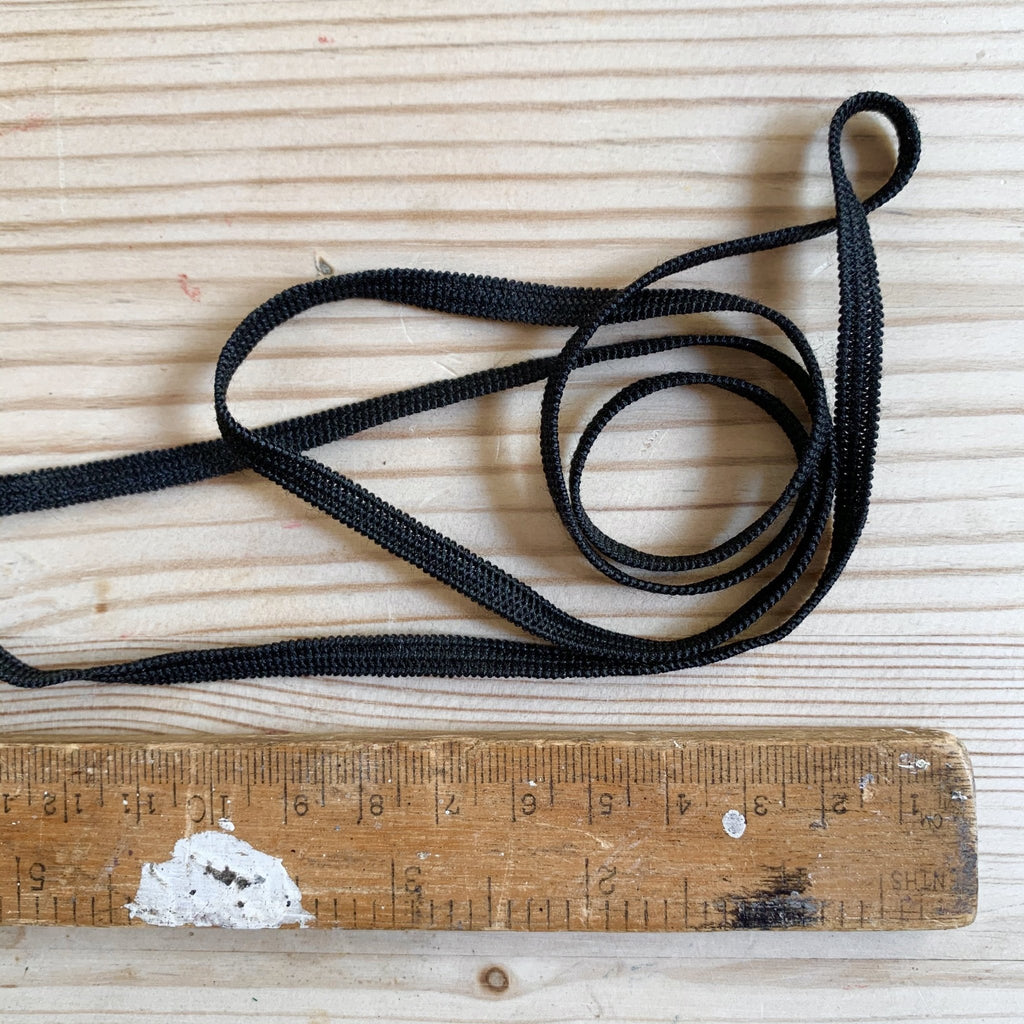 Flat Elastic - 5mm - Black - The Eternal Maker - UK Fabric Shop