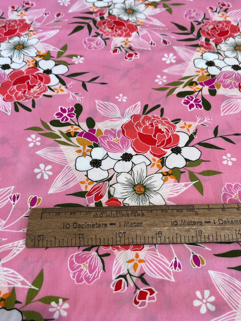 Flowering Love - Open Heart By Maureen Cracknell for Art Gallery Fabrics - The Eternal Maker - UK Fabric Shop