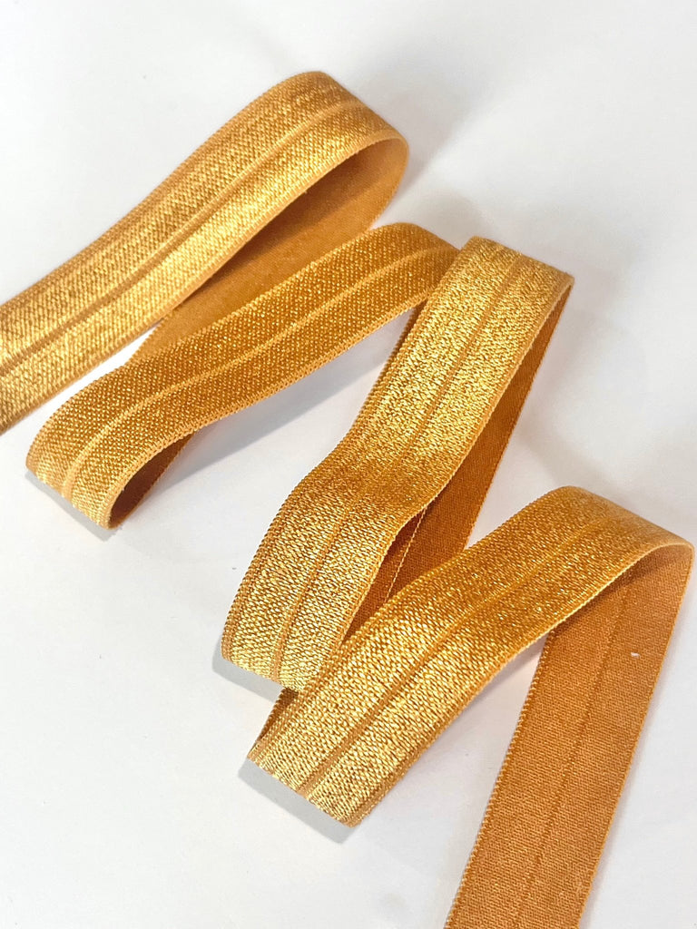 Fold Over Elastic (FOE) - Cognac - 16mm - The Eternal Maker - UK Fabric Shop
