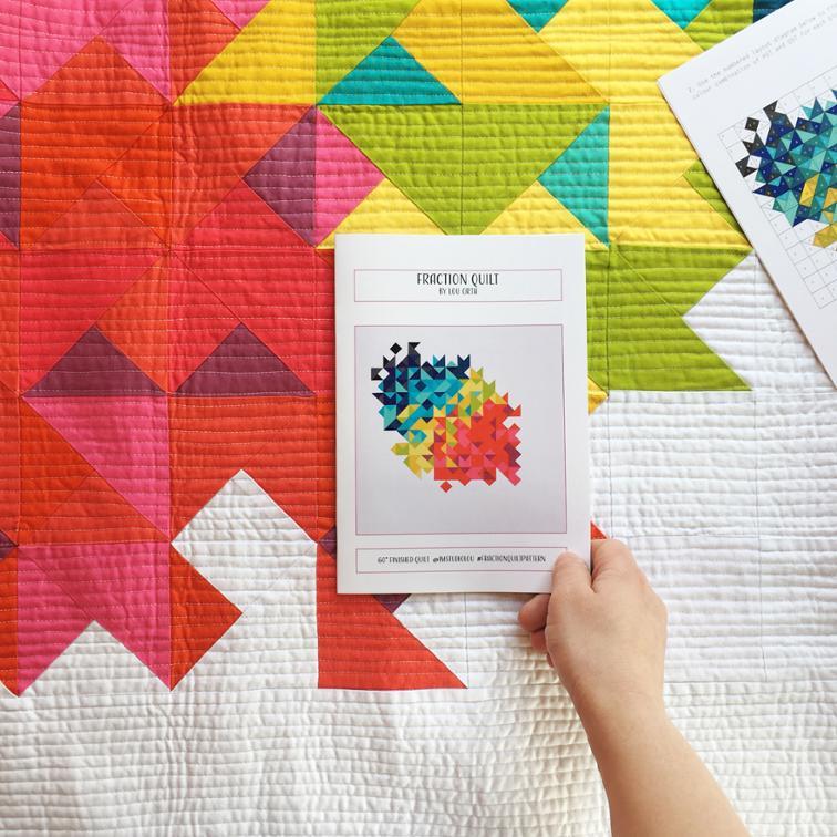 Fraction Quilt - Pattern and Kit by Lou Orth - The Eternal Maker - UK Fabric Shop