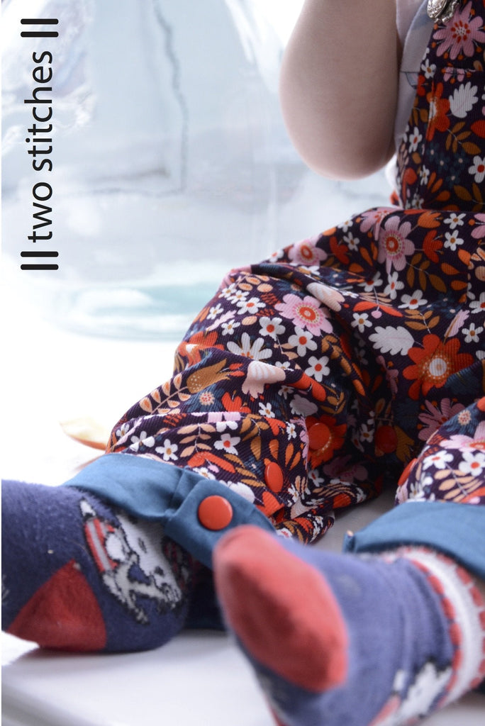 Frankie Dungarees - Two Stitches Patterns - Paper or Digital Options - The Eternal Maker - UK Fabric Shop
