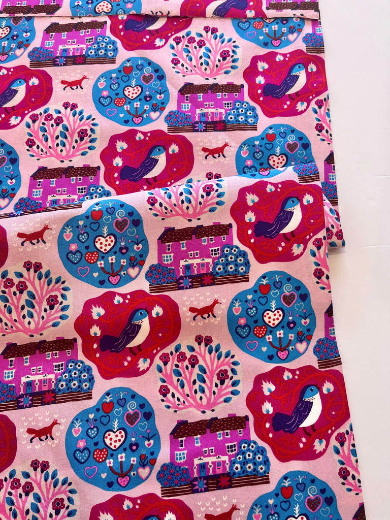 Free Spirit Fabrics Fabric My Block Mini Pink - Homeward - Monika Forsberg for Conservatory - Free Spirit