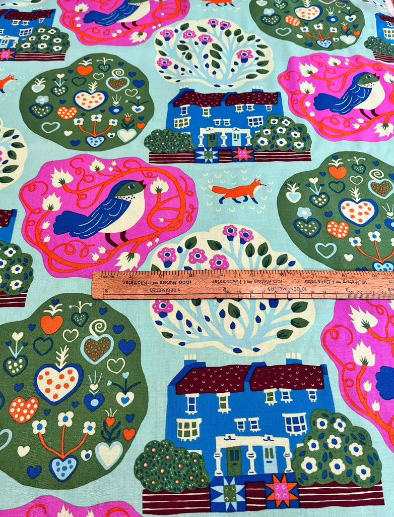 Free Spirit Fabrics Fabric My Block Seafoam - Homeward - Monika Forsberg for Conservatory - Free Spirit