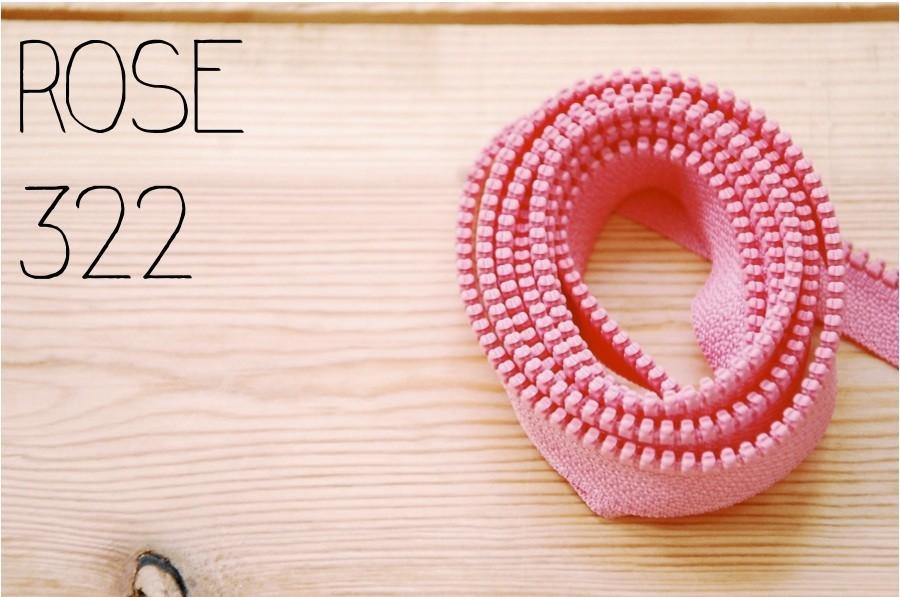 Free - style Zip Side Rose Pink 322 - The Eternal Maker - UK Fabric Shop