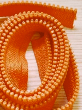 Free - style Zip Side Tangerine 849 - The Eternal Maker - UK Fabric Shop