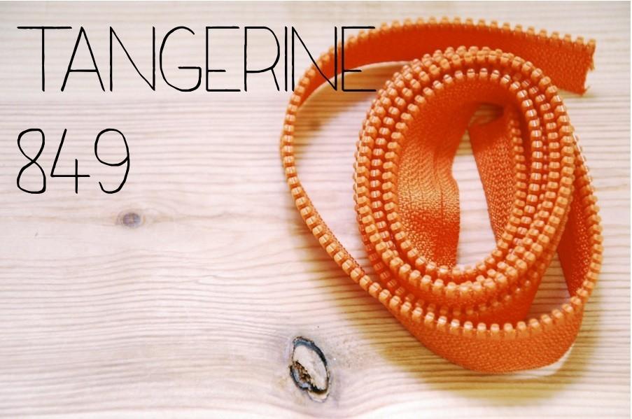 Free - style Zip Side Tangerine 849 - The Eternal Maker - UK Fabric Shop