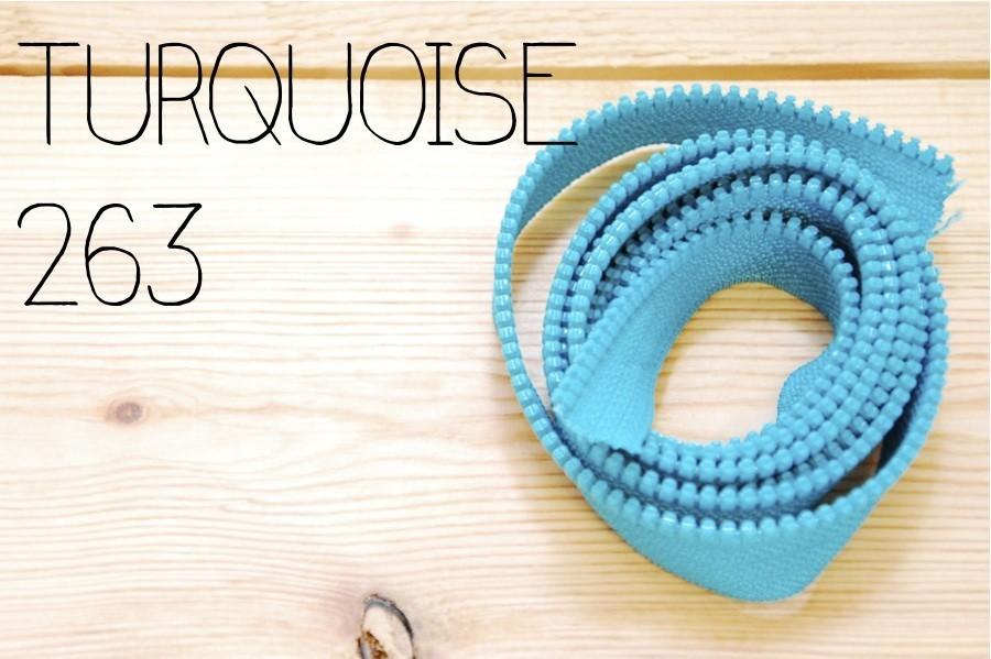 Free - style Zip Side Turquoise 263 - The Eternal Maker - UK Fabric Shop