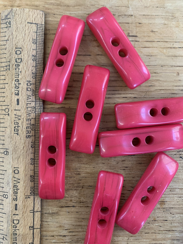 Fuchsia Toggle Button - 48mm - The Eternal Maker - UK Fabric Shop