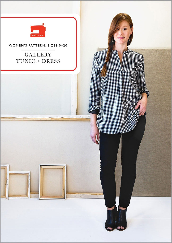 Gallery Tunic & Dress - Liesl & Co. Patterns - Digital Sewing Pattern - The Eternal Maker - UK Fabric Shop