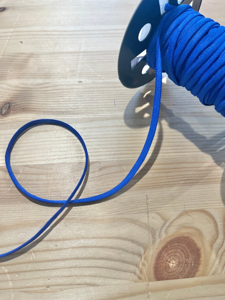 Ganel Banded Elastic - 5mm - Royal Blue - The Eternal Maker - UK Fabric Shop