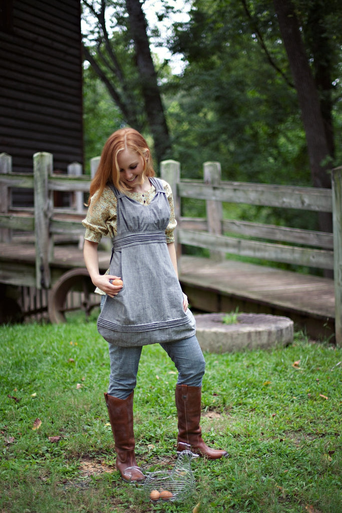 Gathering Apron - Sew Liberated - Digital Download PDF Sewing Pattern - The Eternal Maker - UK Fabric Shop