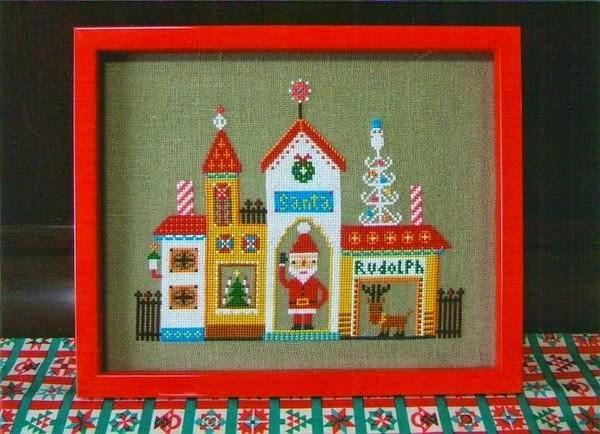 Gera! Embroidery Patterns Santas House - Gera! Cross Stitch Pattern