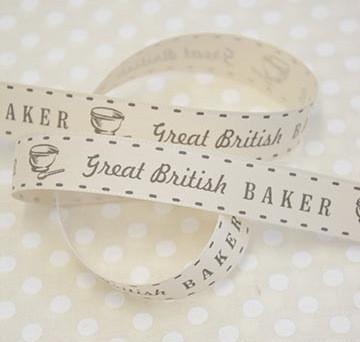 Great British Baker Ribbon - Ivory - The Eternal Maker - UK Fabric Shop