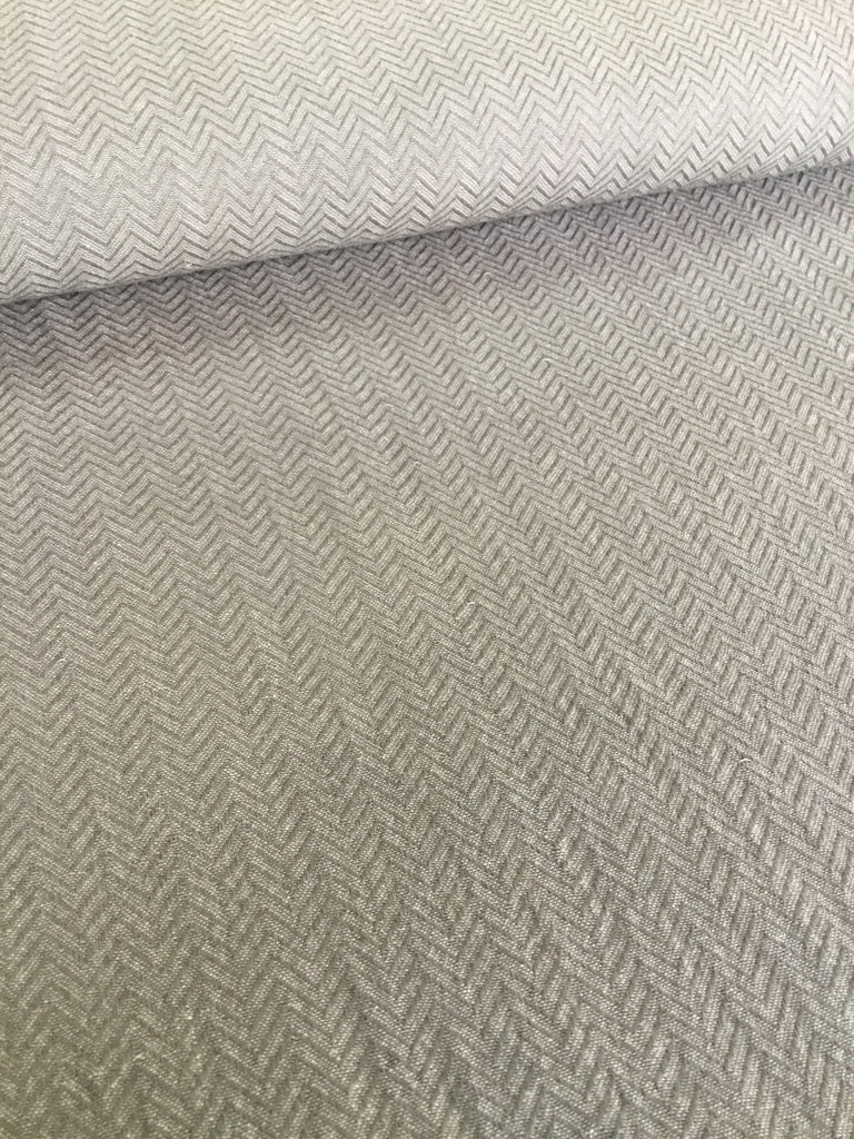 Grey chevron woven cotton - The Eternal Maker - UK Fabric Shop