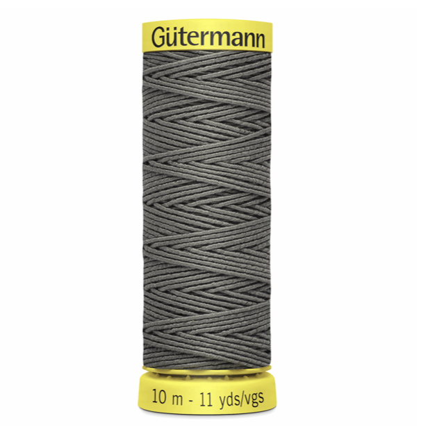 Gutermann Haberdashery Gutermann Shirring Elastic - 1505 Grey