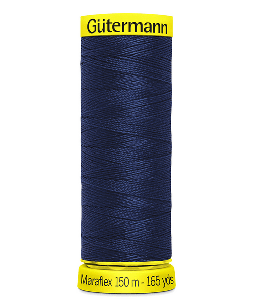 Gutermann Maraflex Elastic Thread - 310 Midnight 150m - The Eternal Maker - UK Fabric Shop