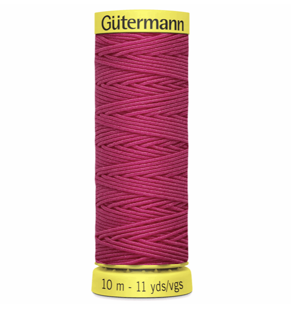 Gutermann Shirring Elastic - 3055 Fuchsia - The Eternal Maker - UK Fabric Shop