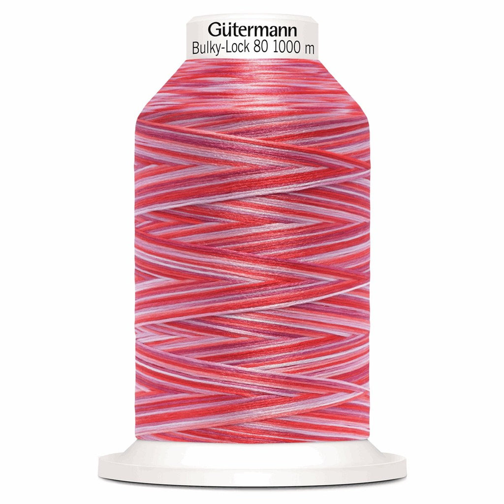 Gutermann Thread Bulky-Lock 80 Multi-Pink 9974 Overlock Thread - 1000m