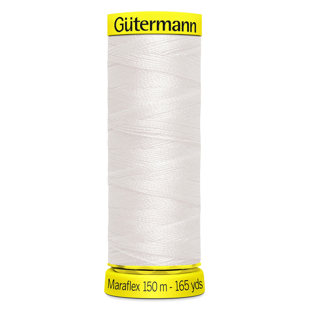 Gutermann Thread Gutermann Maraflex Elastic Thread - 111 Ivory 150m