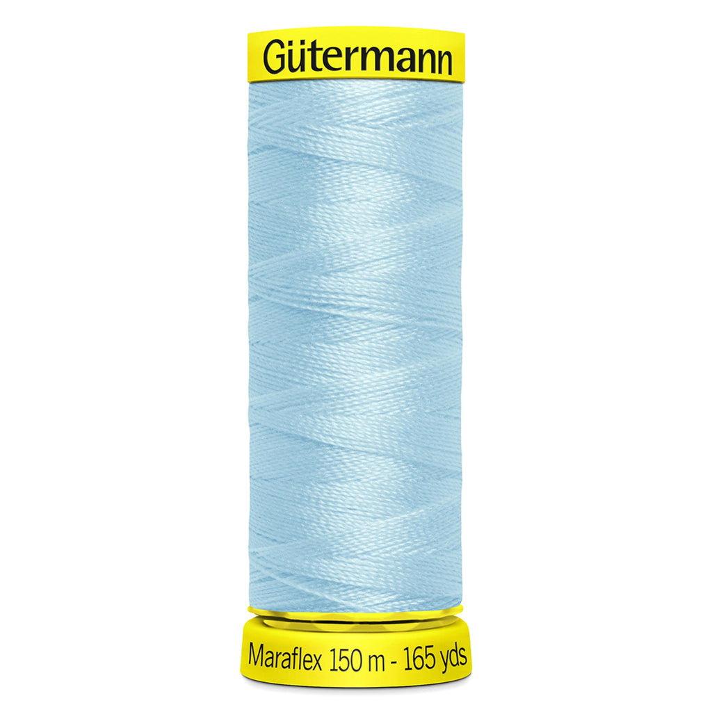 Gutermann Thread Gutermann Maraflex Elastic Thread - 195 Light Blue 150m