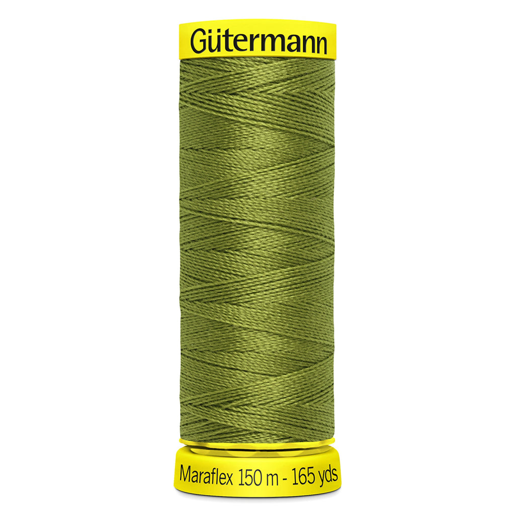 Gutermann Thread Gutermann Maraflex Elastic Thread - 582 Moss Green 150m