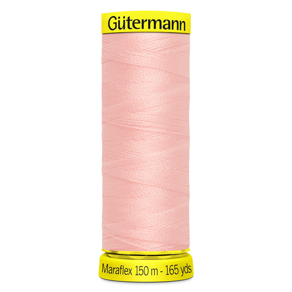 Gutermann Thread Gutermann Maraflex Elastic Thread - 659 Powder Pink 150m