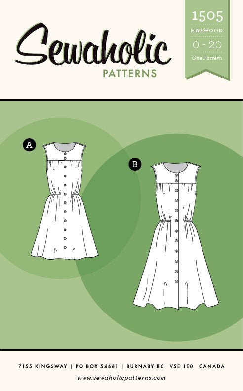 Harwood Dress - Sewaholic - The Eternal Maker - UK Fabric Shop