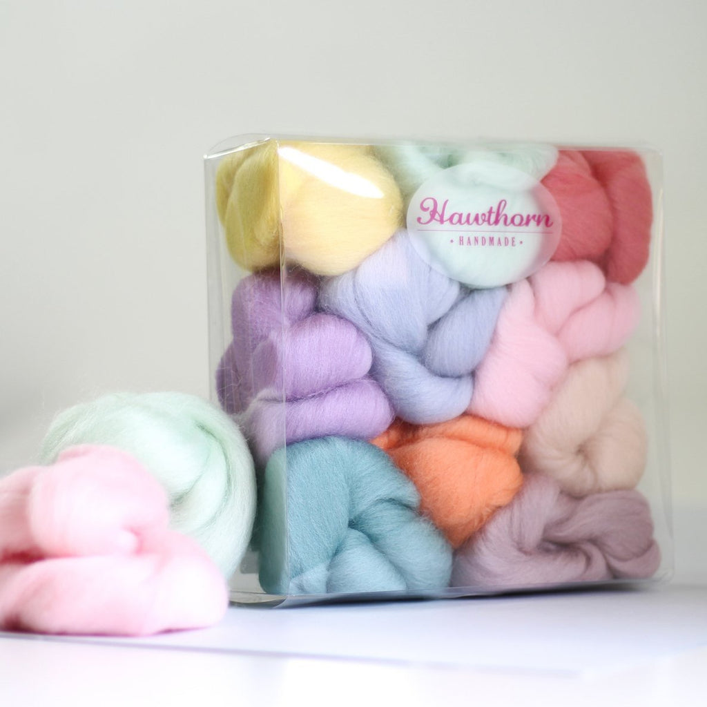 Hawthorn Handmade Craft Supplies Pastels Merino Wool Bundle