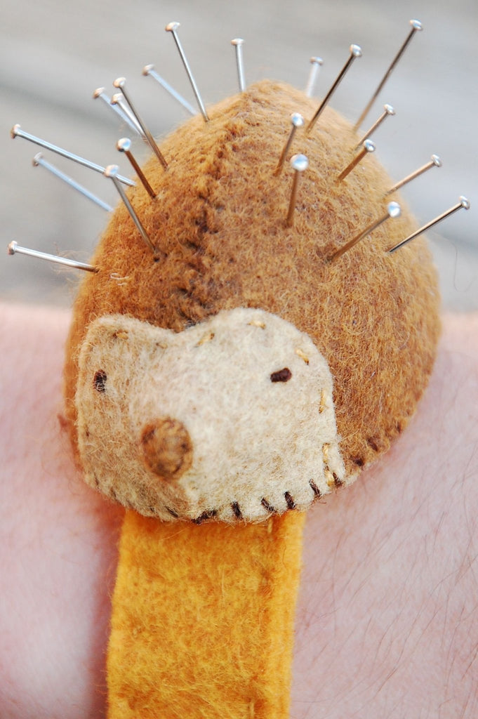 Hedgehog Wrist Pincushion Kit - The Eternal Maker - UK Fabric Shop