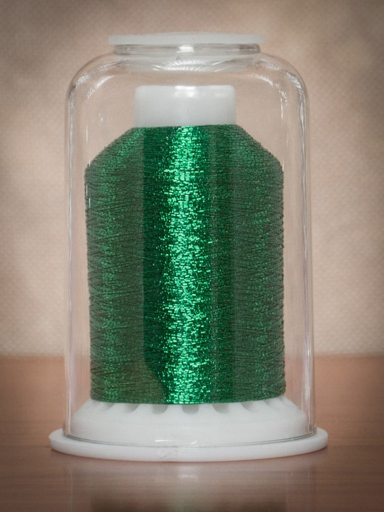 Hemingworth Metallic Machine Embroidery Thread - Emerald 9015 - The Eternal Maker - UK Fabric Shop