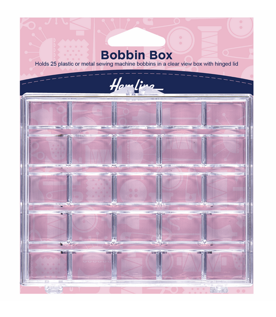 Hemline Haberdashery Bobbin Box