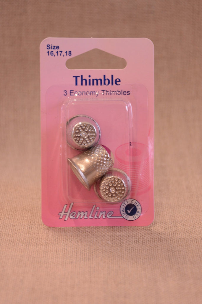 Hemline Haberdashery Thimbles - 3 Pack