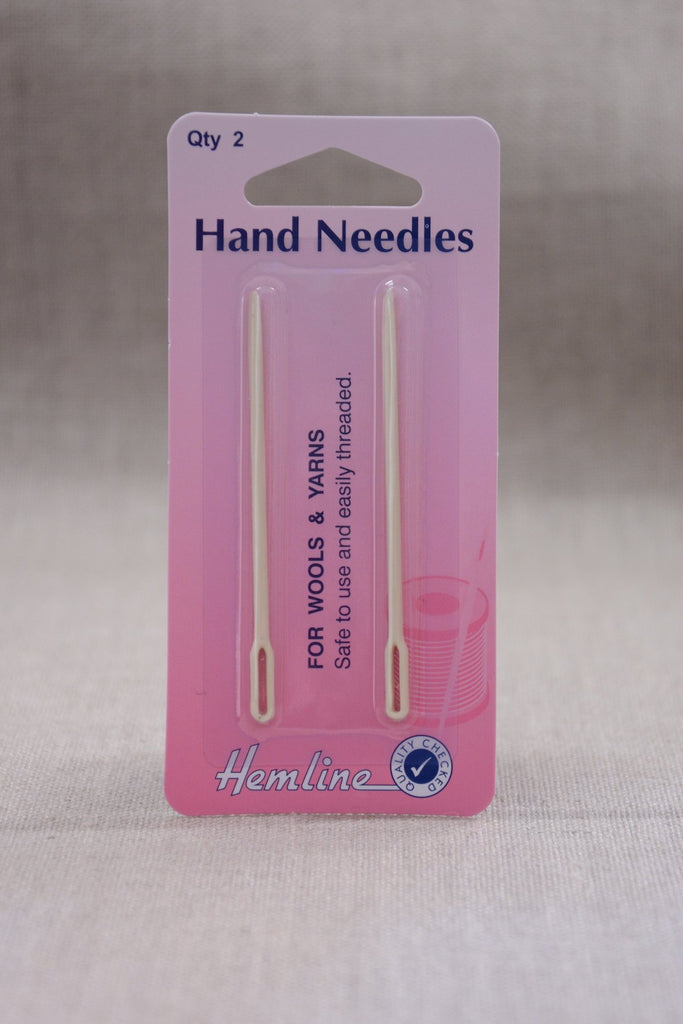 Hemline Needles and Pins Hand Needles for Wools and Yarns x 2