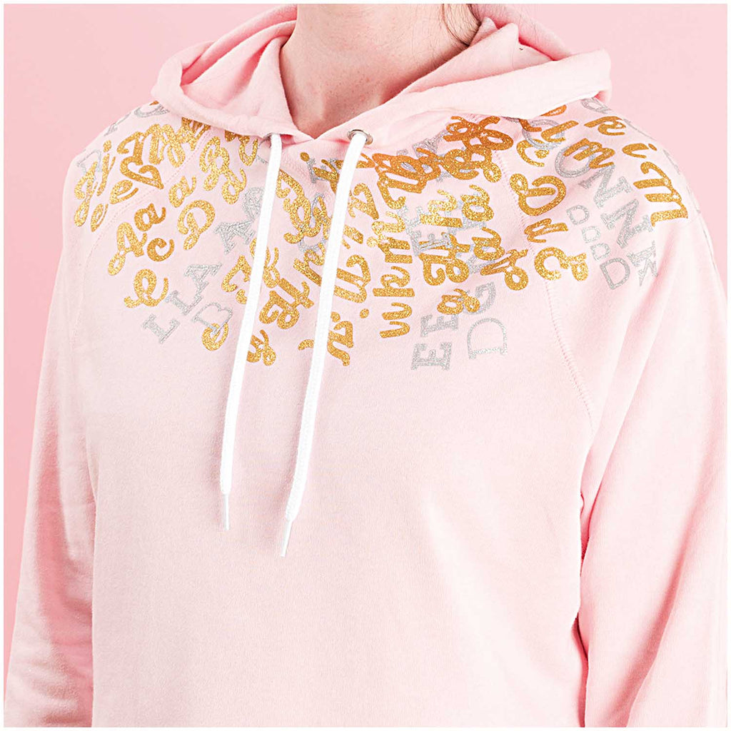 Iron On Glitter Letters - Gold - The Eternal Maker - UK Fabric Shop