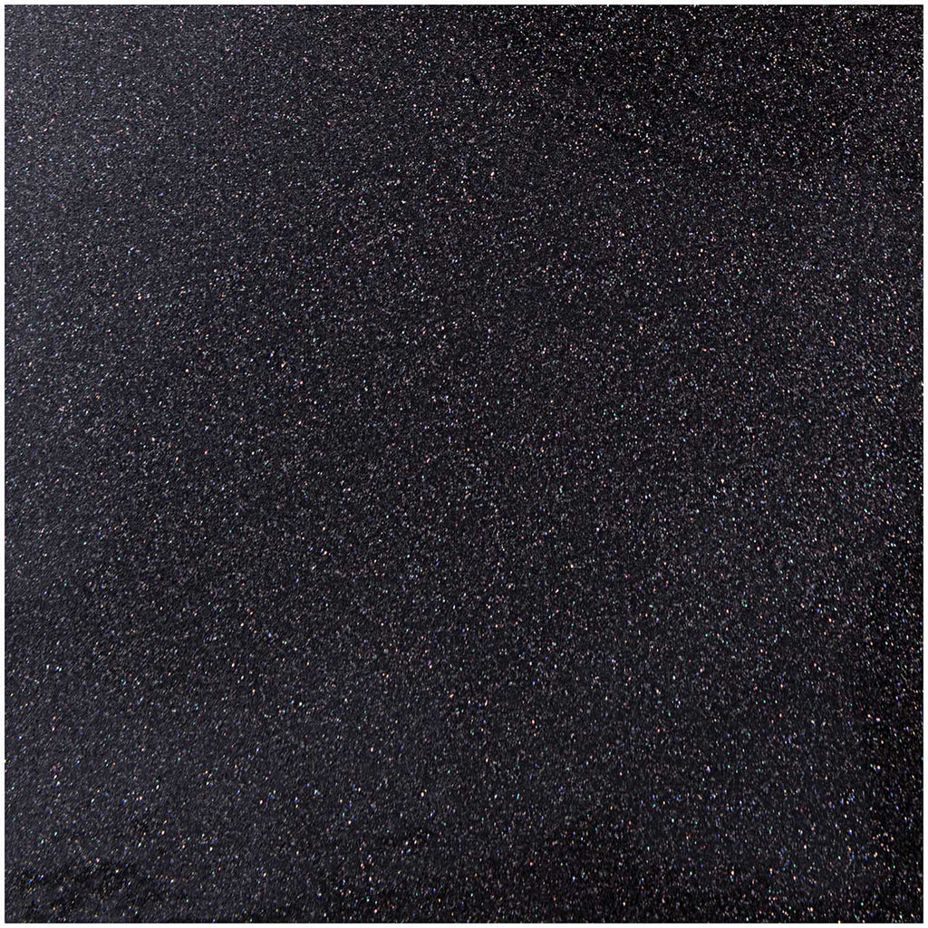 Iron on Sheet - Glitter Black - The Eternal Maker - UK Fabric Shop