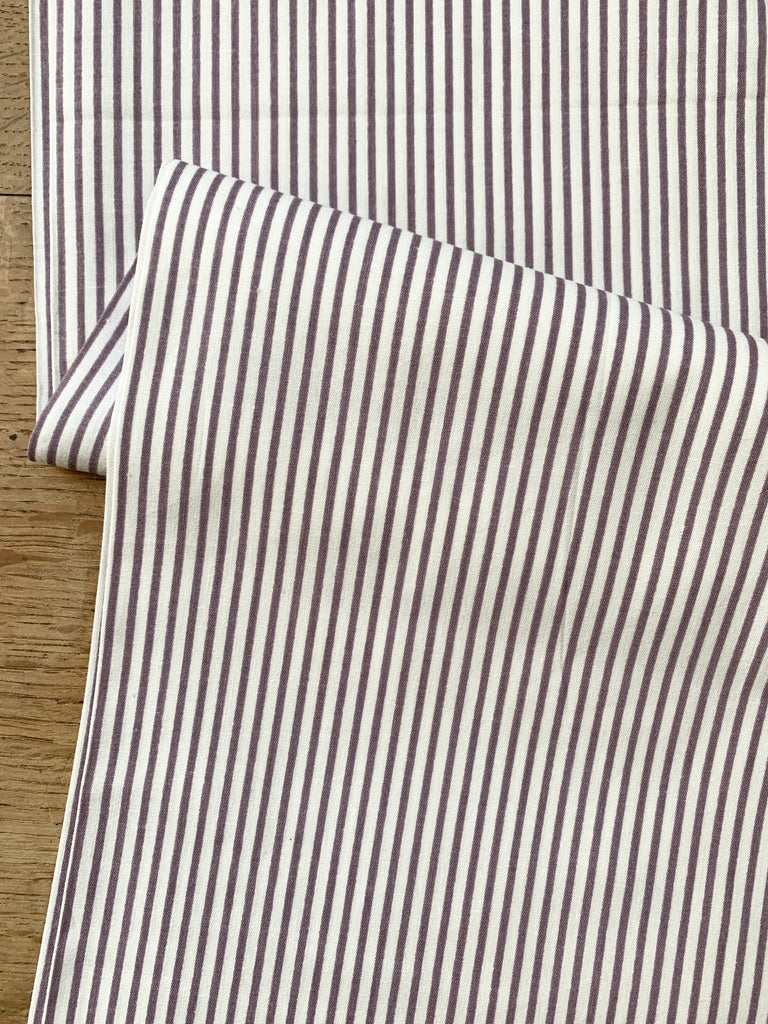 Jan Stripe - Ivory Purple - Mas D'Ousvan - The Eternal Maker - UK Fabric Shop