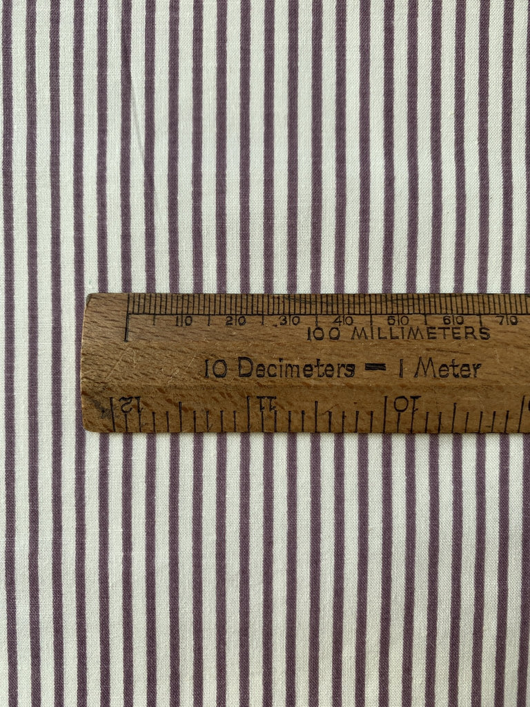 Jan Stripe - Ivory Purple - Mas D'Ousvan - The Eternal Maker - UK Fabric Shop