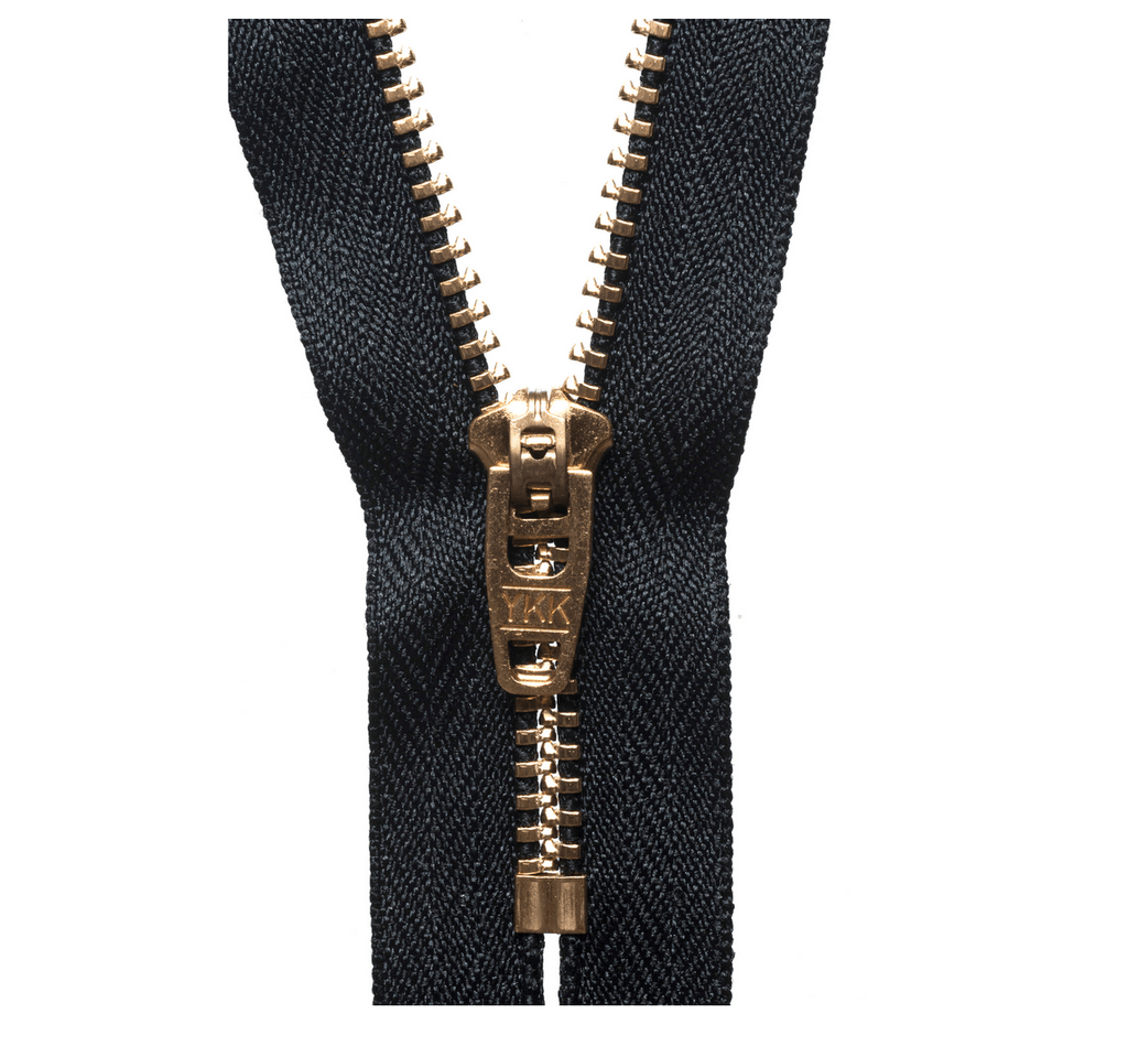 Jeans Zipper - 18cm/ 7" - Black - The Eternal Maker - UK Fabric Shop
