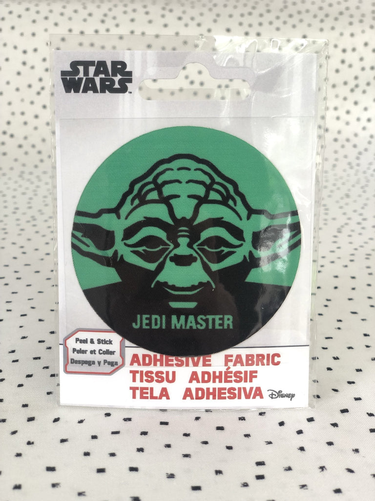 Jedi Master - Yoda Badge - Stick On Appliqué Motif - Star Wars - The Eternal Maker - UK Fabric Shop