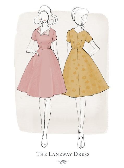 Jennifer Lauren Handmade Dress Patterns The Laneway Dress - PDF Pattern - Jennifer Lauren Handmade