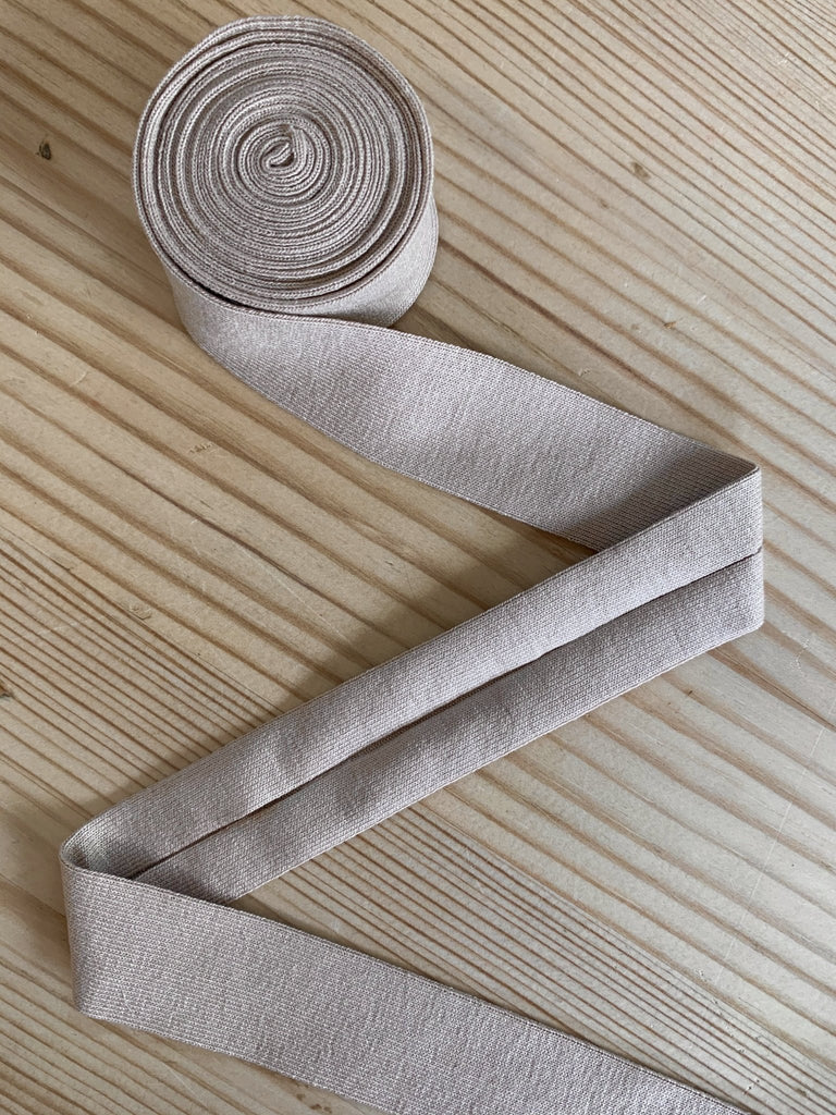 Jersey Binding (Viscose) - 20mm - Fawn 40 - by 50cm - The Eternal Maker - UK Fabric Shop