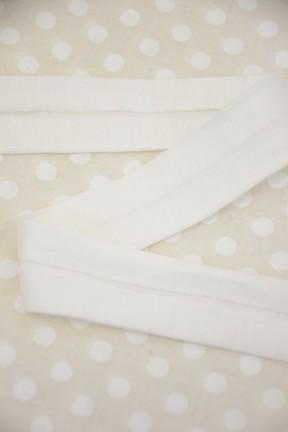 Jersey Binding (Viscose) - 20mm - Ivory 51 - by the 50cm - The Eternal Maker - UK Fabric Shop