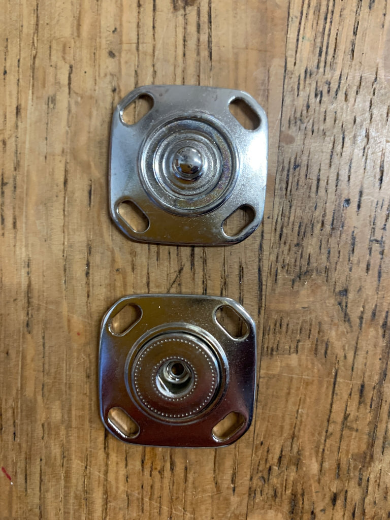 Jumbo Snap Fastener - Square Silver - 36mm - The Eternal Maker - UK Fabric Shop