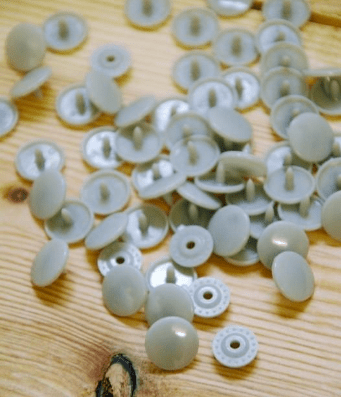 Kam Snaps - Silver Grey - The Eternal Maker - UK Fabric Shop