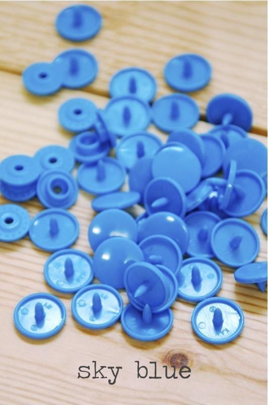 Kam Snaps - Sky Blue - The Eternal Maker - UK Fabric Shop