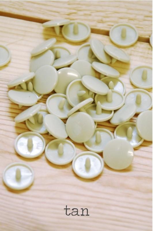 Kam Snaps - Tan - The Eternal Maker - UK Fabric Shop