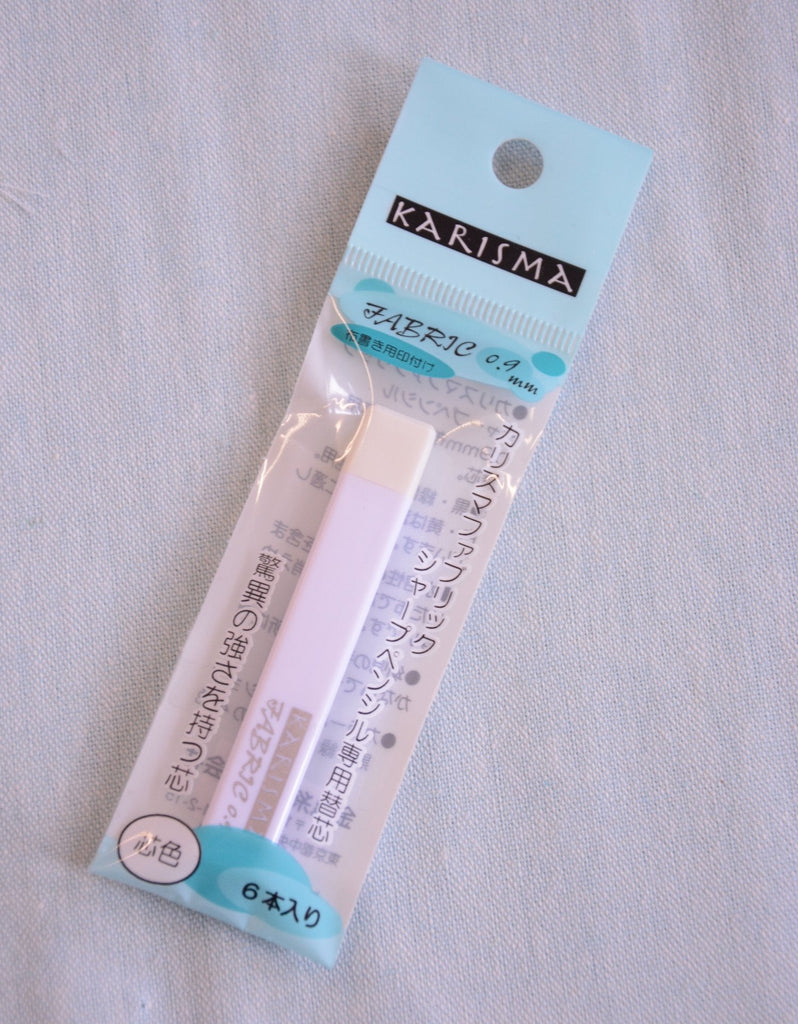 Karisma Fabric Pencil Refills - White - The Eternal Maker - UK Fabric Shop