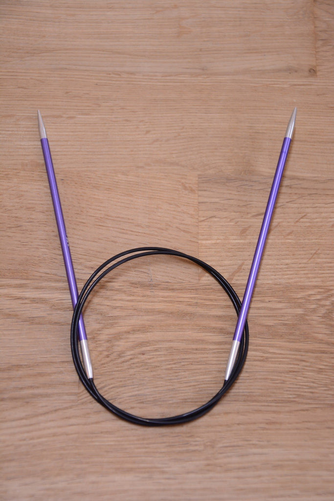 Knitpro Knitting Needles 3.75mm 100cm - Knitpro Zing Fixed Circular Needles